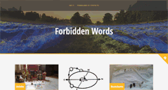 Desktop Screenshot of forbiddenwords.net